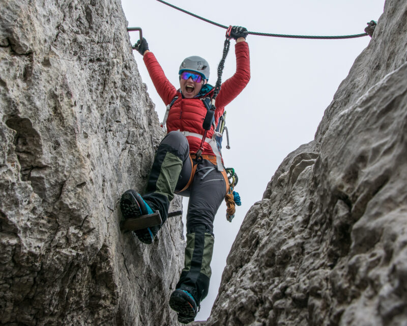 Klettersteigkurs für Anfänger, Steiermark Gesäuse Österreich, Alpinschule bergpuls7