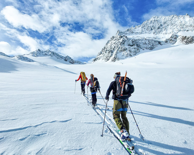 Silvretta Skidurchuerung mit Bergführer, Dreiländerspitze_©Alpinschule BERGPULS, René Guhl3