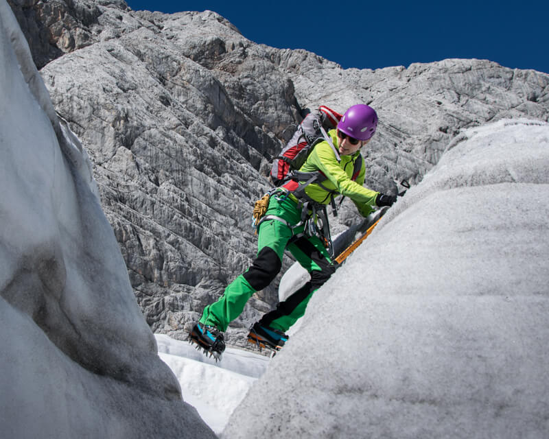 Hochtourenkurs Gletscherkurs für Anfänger Alpinschule BERGPULS