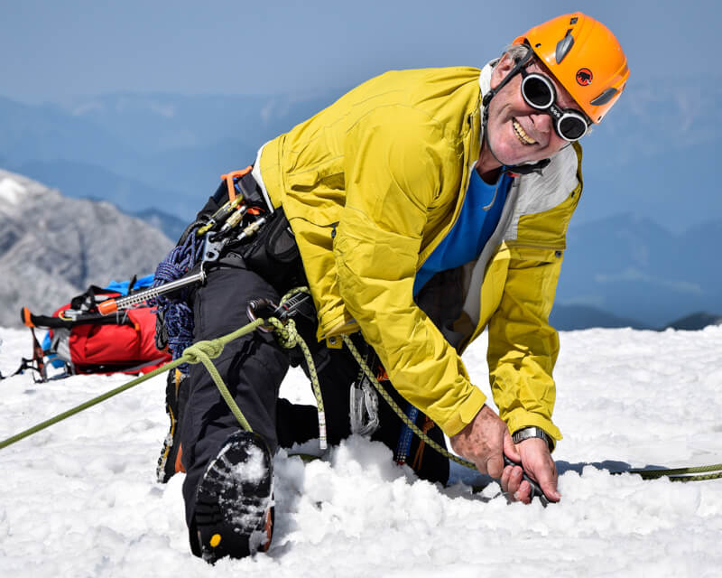 Hochtourenkurs Gletscherkurs für Anfänger Alpinschule BERGPULS