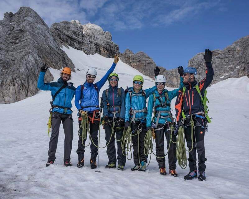 Hochtourenkurs Gletscherkurs für Anfänger Alpinschule BERGPULS