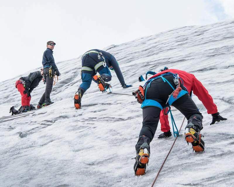 Hochtourenkurs Gletscherkurs für Anfänger Alpinschule BERGPULS