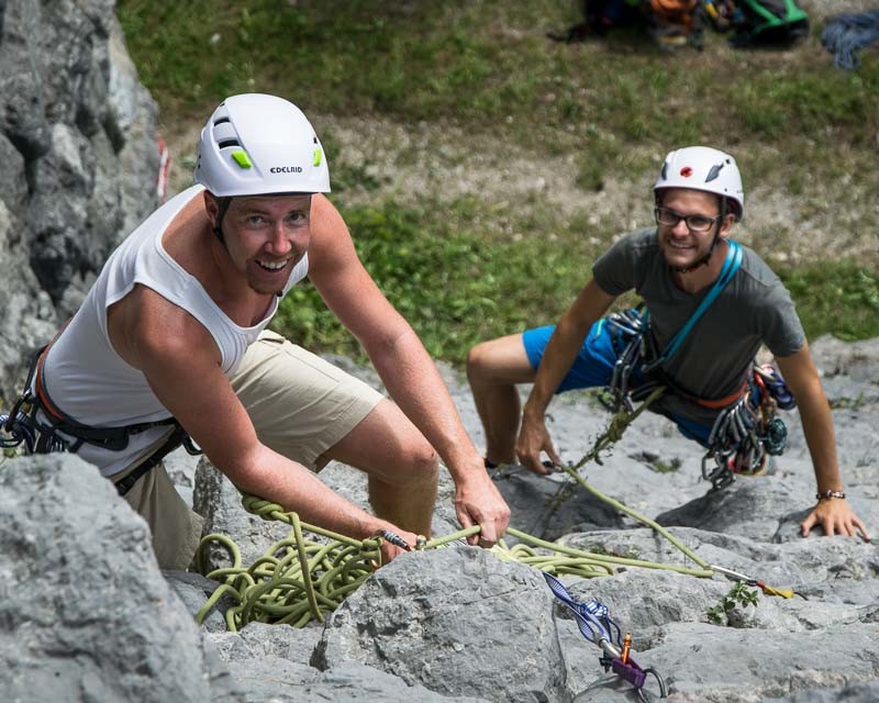 Privater Kletterkurs Alpinschule BERGPULS