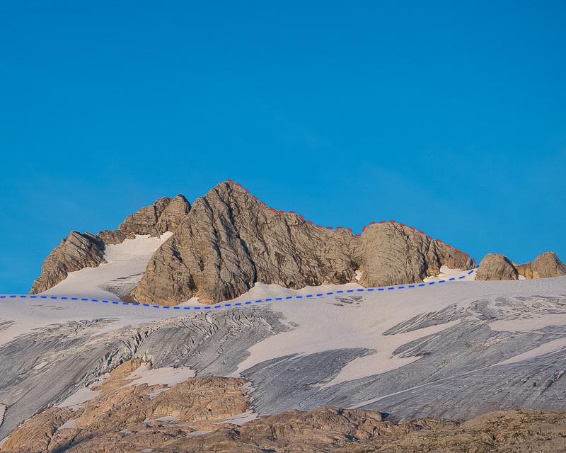 Niederer Dacchstein Nordwest Grat_ Nordwestgrat_mit Bergführer_Alpinschule_Bergpuls