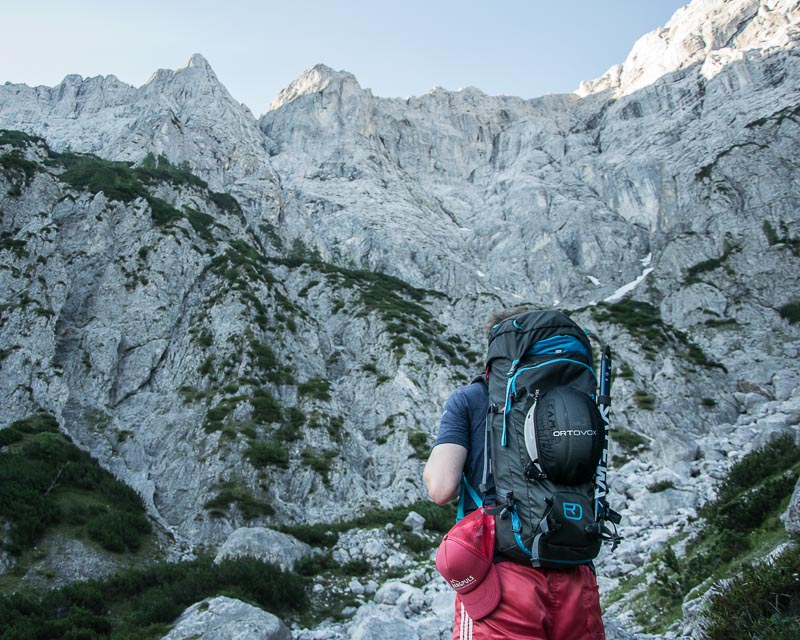 Jahn Zimmer Hochtor Nordwand mit Bergführer-ALPINSCHULE BERGPULS