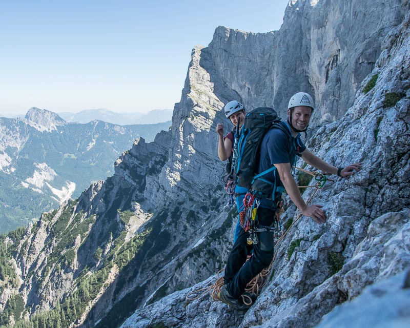 Jahn Zimmer Hochtor Nordwand mit Bergführer-ALPINSCHULE BERGPULS