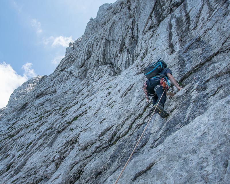 Jahn Zimmer Hochtor Nordwand mit Bergführer-ALPINSCHULE BERGPULS