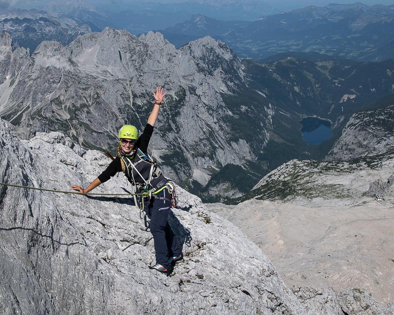 Niederer Dacchstein Nordwest Grat_ Nordwestgrat_mit Bergführer_Alpinschule_Bergpuls