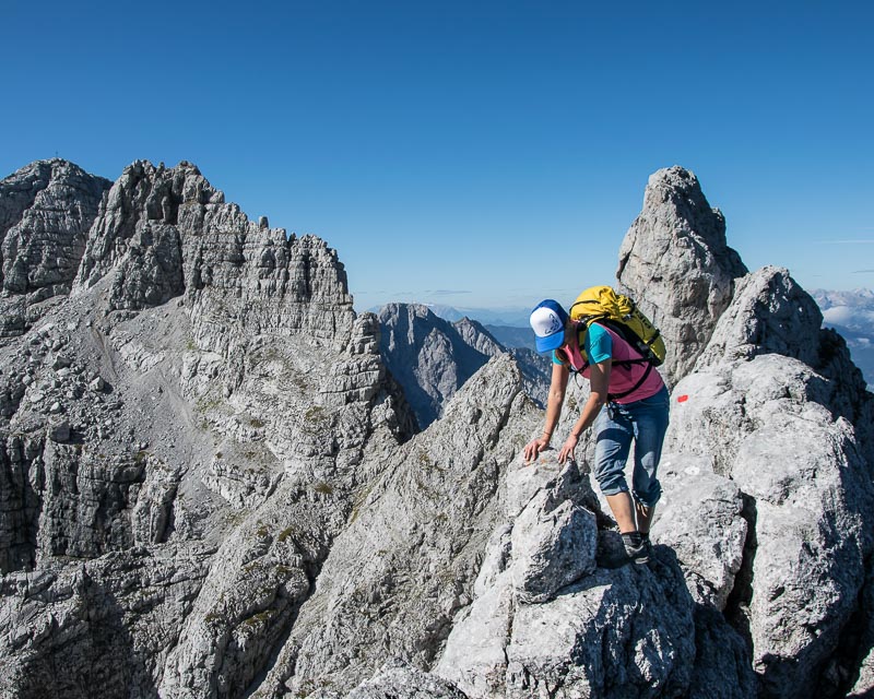 Gesäuse-Überschreitung_Kleiner Ödstein-Ödstein-Hoichtor-Dachl-peternschartenkopf-Planspitze_mit Bergführer_Alpinschule_Bergpuls_Steiermark5