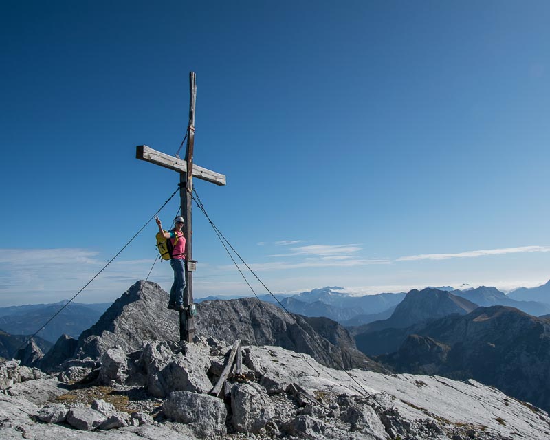 Kirchengrat, Gorßer Ödstein mit Bergführer_Alpinschule_Bergpuls_Gesäuse10