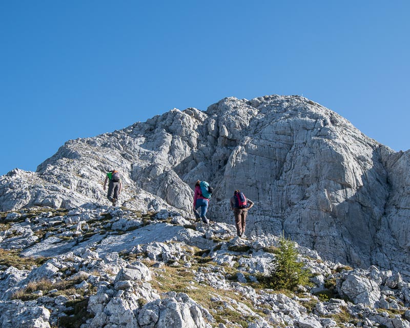 Kirchengrat, Gorßer Ödstein mit Bergführer_Alpinschule_Bergpuls_Gesäuse4