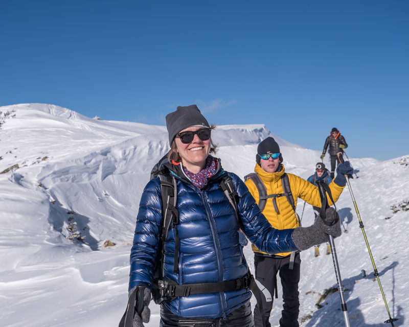 Skitourenwochenende-mit-Bergführer-im-Ennstal,-Gesäuse,-Steiermark